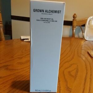 Grown Alchemist CBD-330 Body Oil in White Packaging